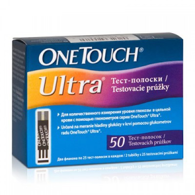 Тест-полоски №50 One Touch Ultra
