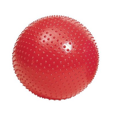 Мяч для занятий лечебной физкультурой MASSAGE GYM BALL HKGB801, 55 см. c насосом