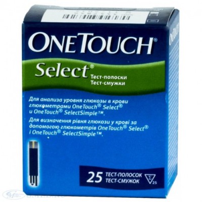 Тест-полоски №25 One Touch Select