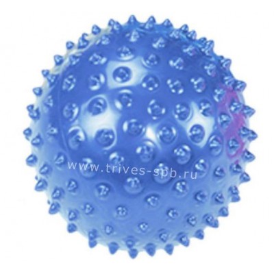 Мяч для занятий лечебной физкультурой ТРИВЕС М-130 игольчатый, 30 см., синий