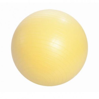 Мяч для занятий лечебной физкультурой ТРИВЕС М-185 АВС с насосом, 85см., желтый