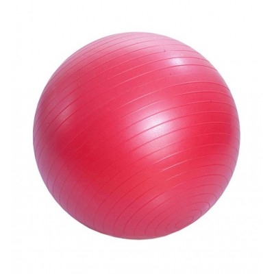 Мяч для занятий лечебной физкультурой ТРИВЕС М-265 АВС с насосом, 65см., красный