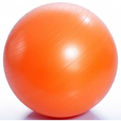 Мяч для занятий лечебной физкультурой ТРИВЕС М-275 АВС с насосом, 75см., оранжевый